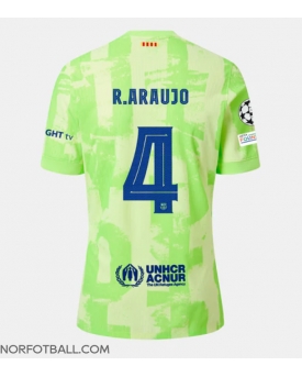 Billige Fotballdrakt Barcelona Ronald Araujo #4 Replika Tredjedrakt 2024-25 Kortermet